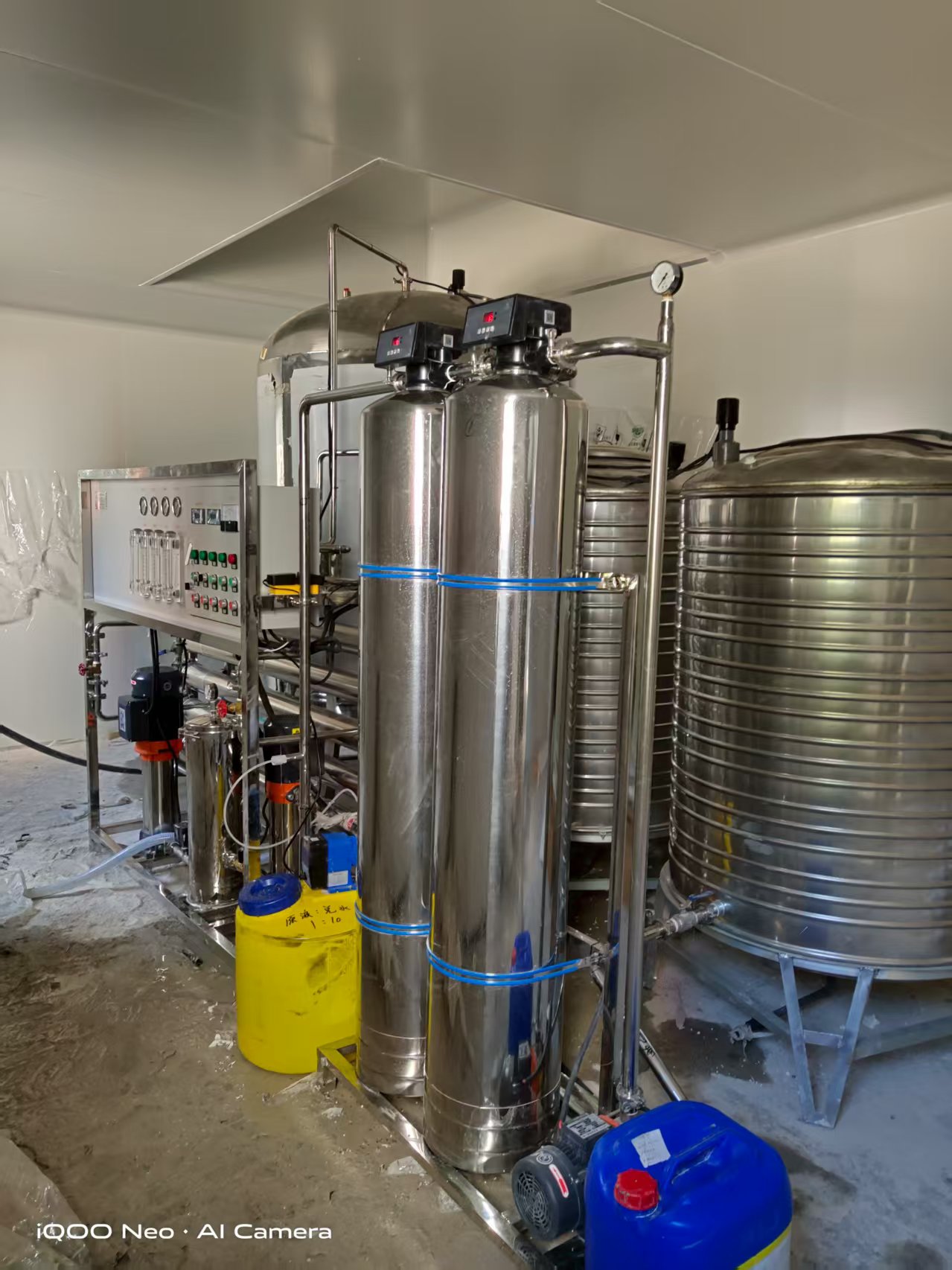 不銹鋼雙級反滲透設備